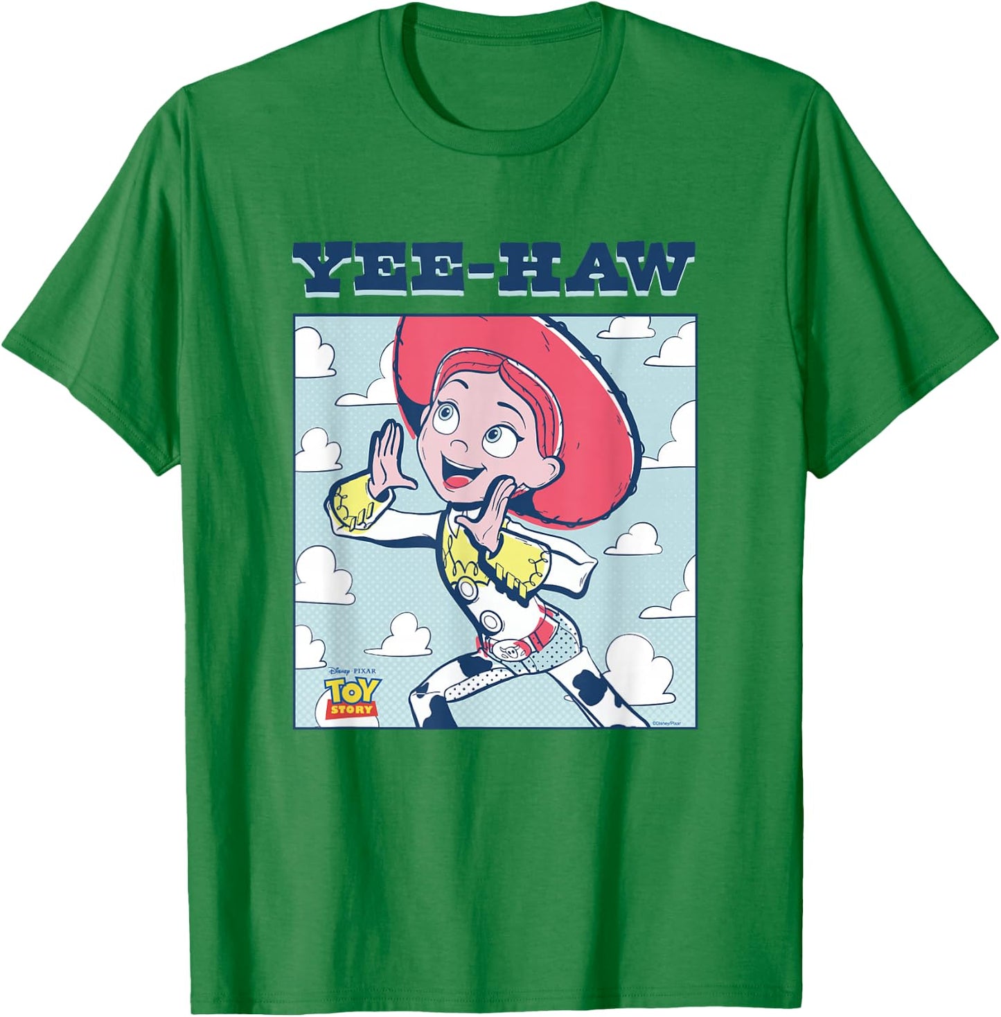 Disney Pixar Toy Story Jessie YEE-HAW T-Shirt - T-Shirt | Irish Green