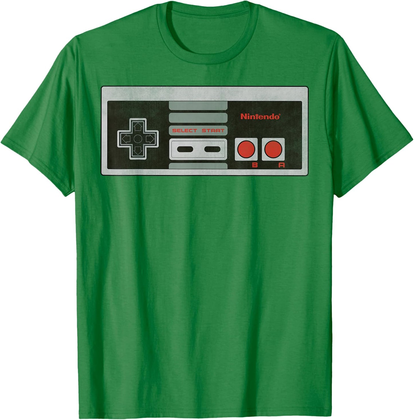 Nintendo Entertainment Retro NES Controller Graphic T-Shirt - T-Shirt | Irish Green