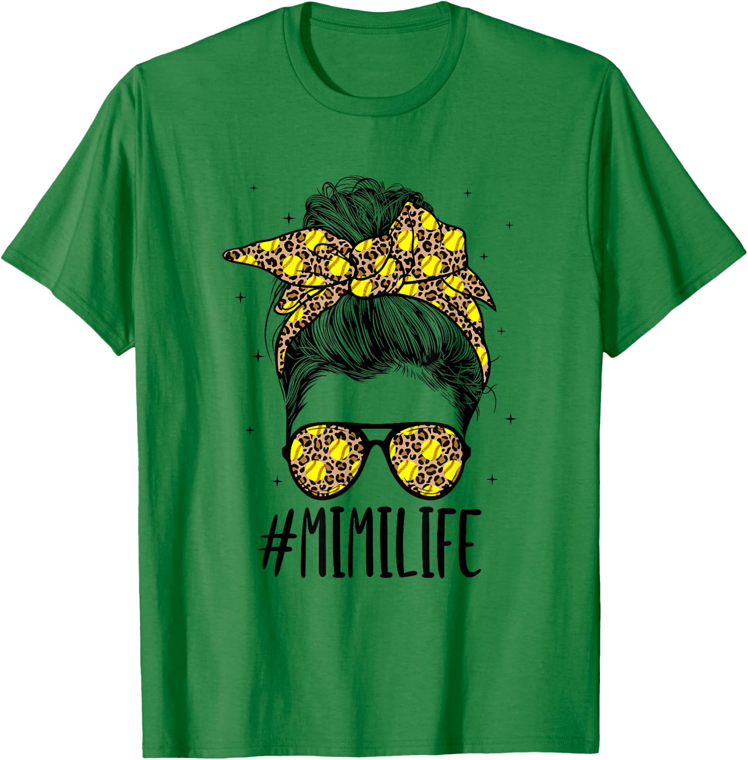 Mimi Life Softball Mimi Of A Softball Player T-Shirt - T-Shirt | Irish Green