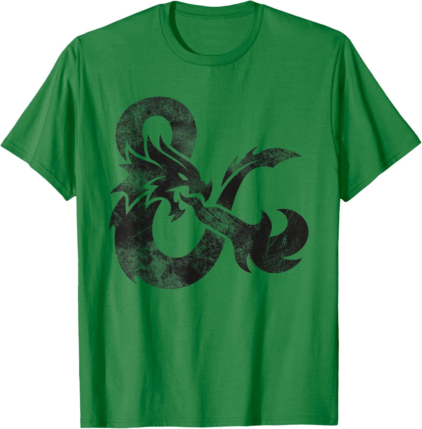 Dungeons & Dragons Distressed Ampersand Logo T-Shirt - T-Shirt | Irish Green