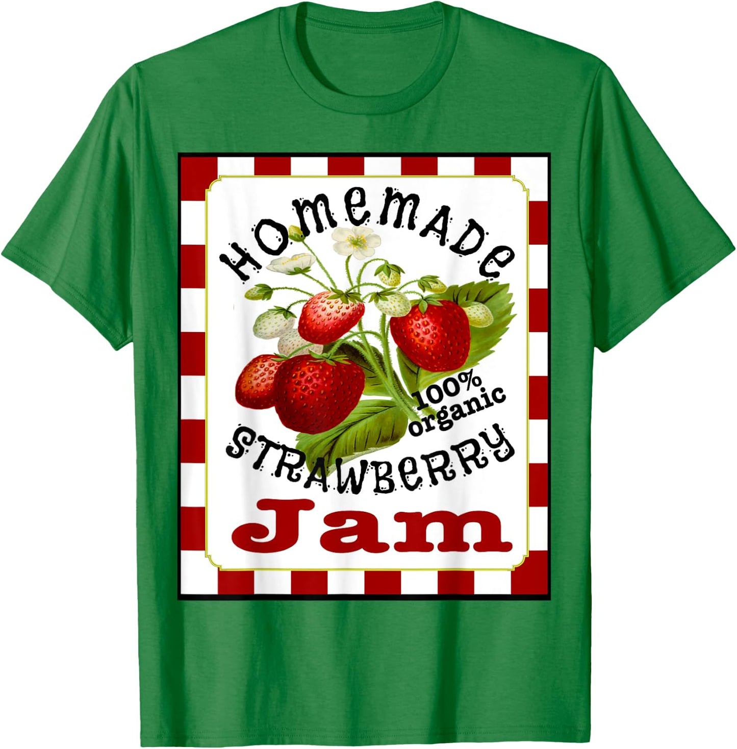 Cute Homemade Strawberry Jam Halloween Costume Shirt T-Shirt - T-Shirt | Irish Green