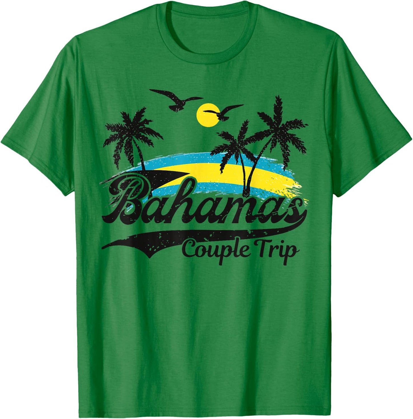 Bahamas travel matching Couples Trip reunion Party Cruising T-Shirt - T-Shirt | Irish Green