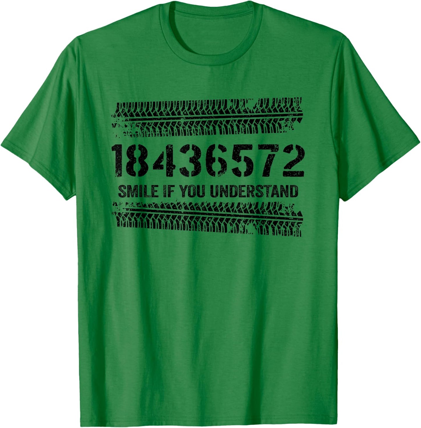 18436572 Smile If You Understand 18436572 Firing Order V8 T-Shirt - T-Shirt | Irish Green