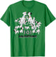 Disney 101 Dalmatians Group Shot Title Logo T-Shirt - T-Shirt | Irish Green