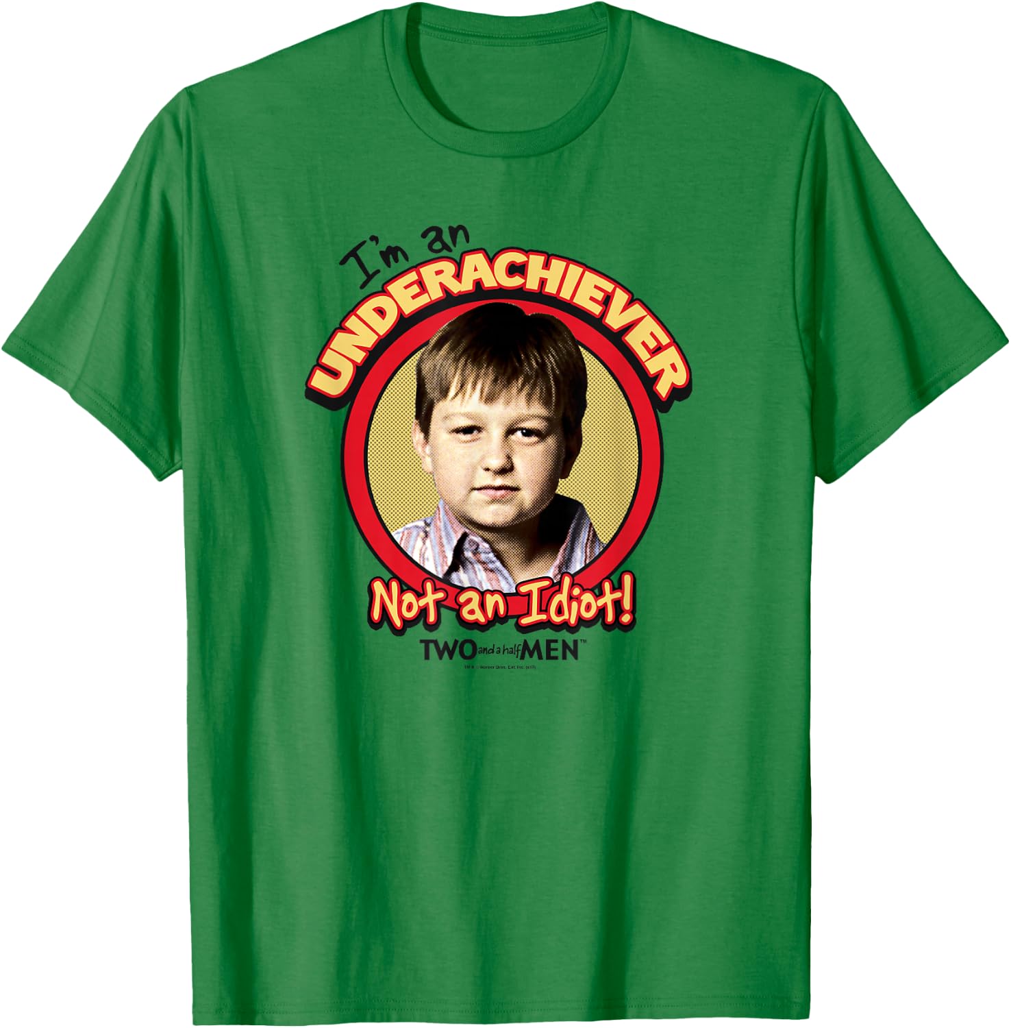 Two and a Half Men Jake T-Shirt - T-Shirt | Irish Green