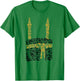 Peace Assalamu Alaykum Muslimah Muslim Men Woman Kaaba Mecca T-Shirt - T-Shirt | Irish Green