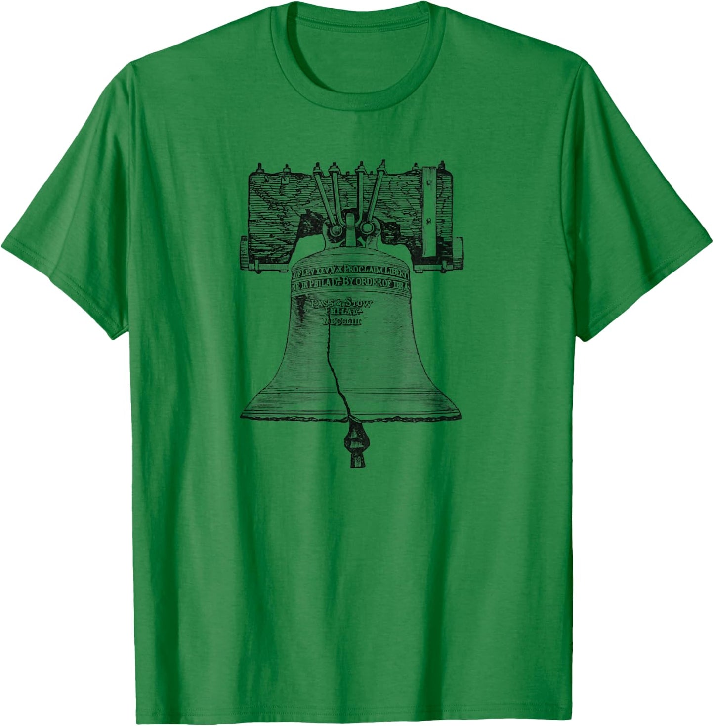 Liberty Bell Philadelphia T-Shirt - T-Shirt | Irish Green