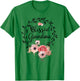 Blessed Grandma Shirt Flower Decor Grandma T-Shirt - T-Shirt | Irish Green