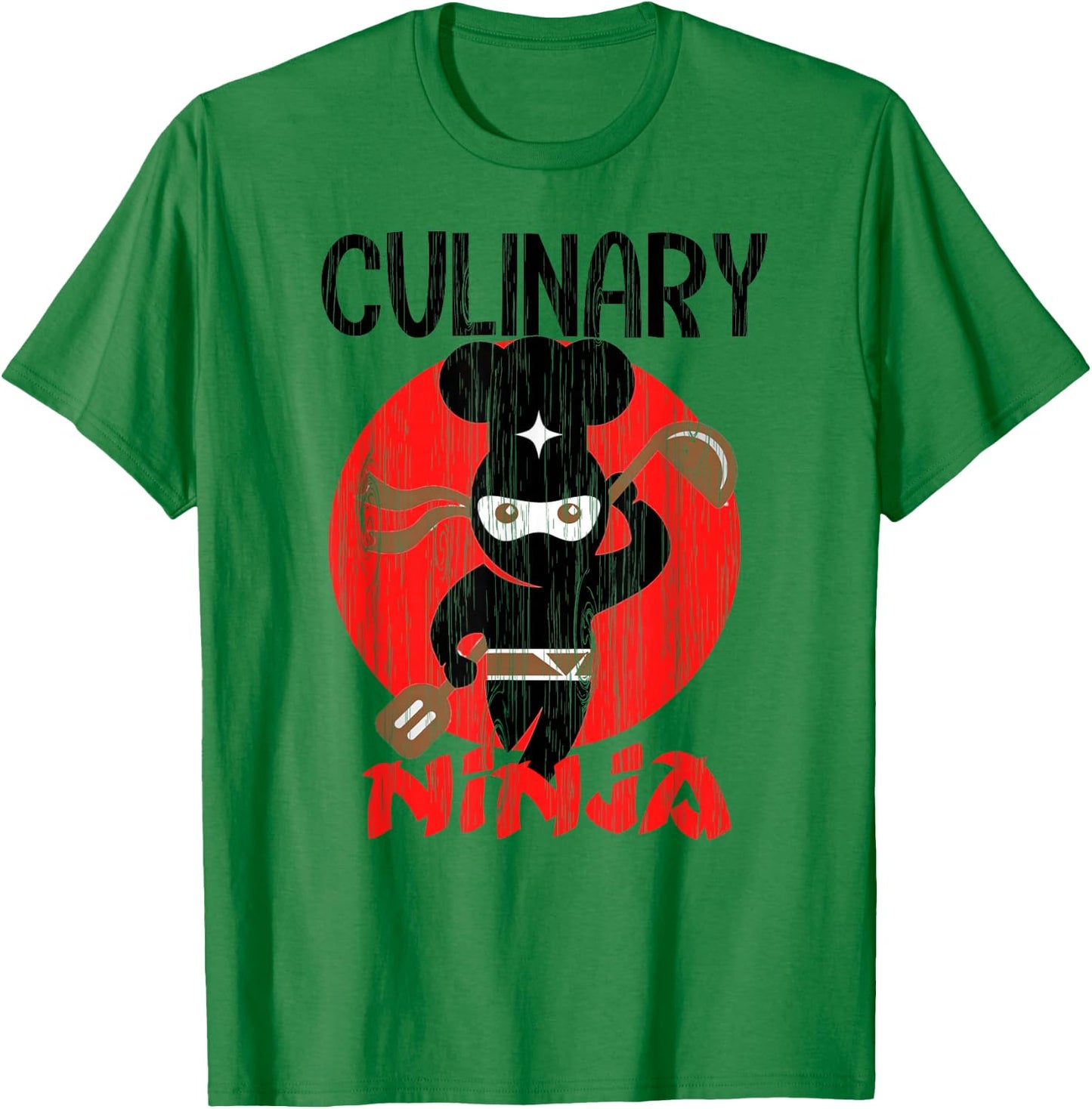 Culinary Ninja Chef Shirt Funny Cooking Cooks Gift T-Shirt - T-Shirt | Irish Green