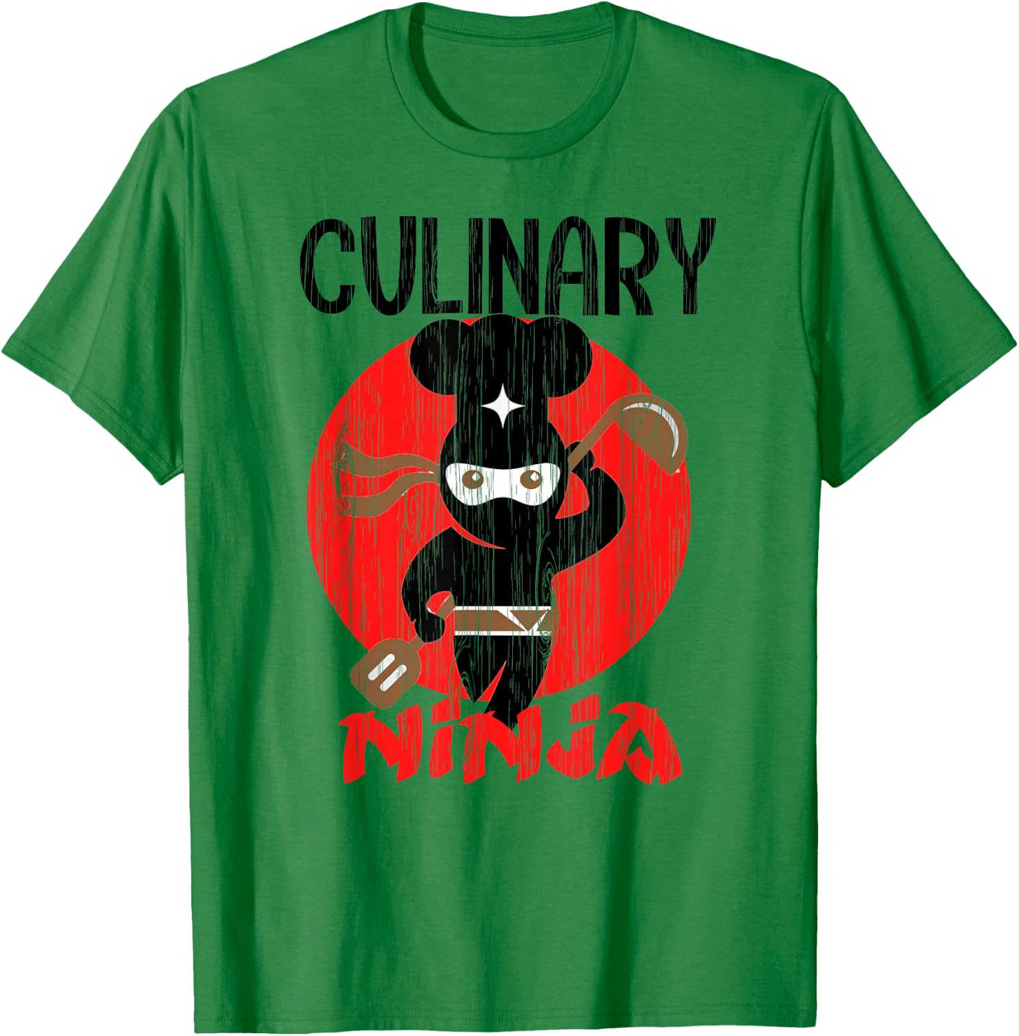 Culinary Ninja Chef Shirt Funny Cooking Cooks Gift T-Shirt - T-Shirt | Irish Green