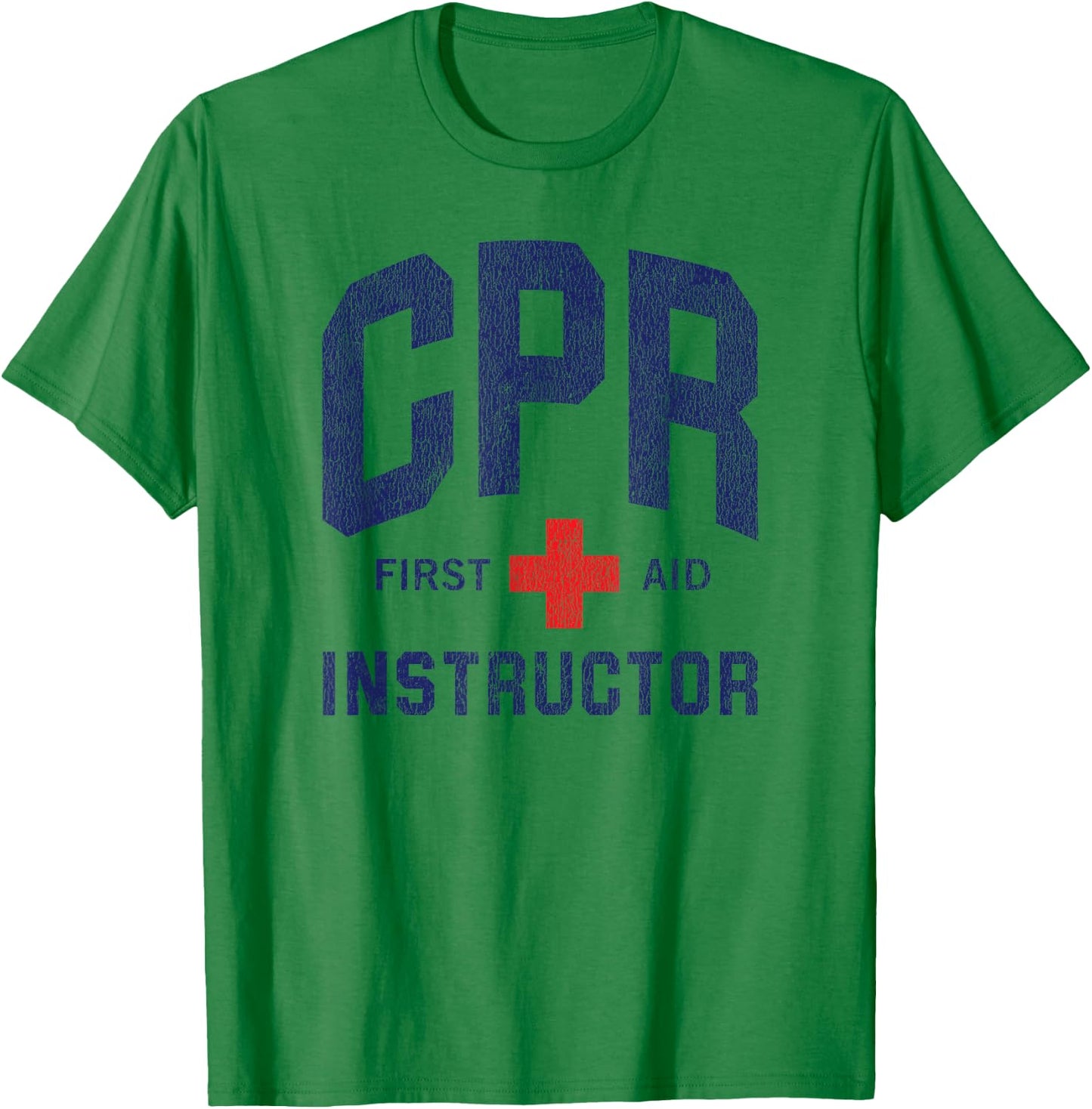 CPR First Aid AED Instructor T-Shirt - T-Shirt | Irish Green