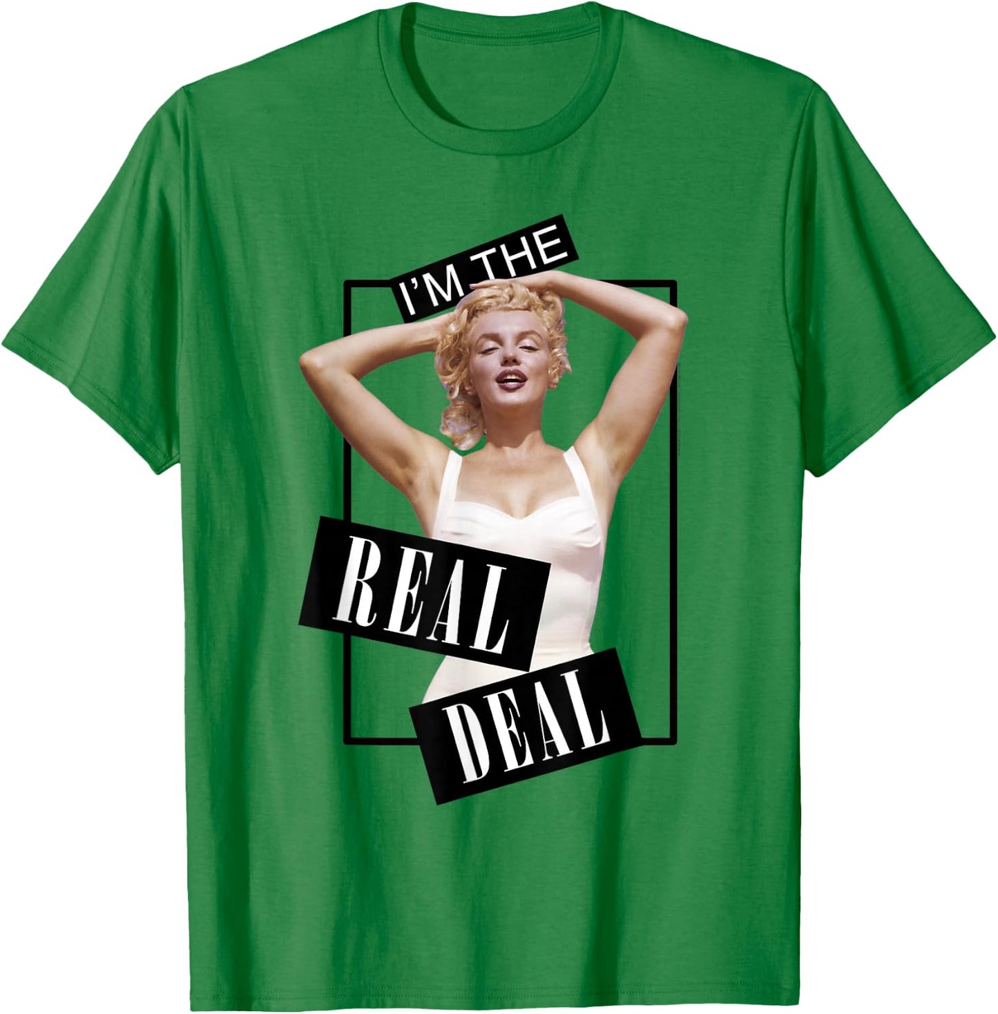 Marilyn Monroe Real Deal T-Shirt - T-Shirt | Irish Green