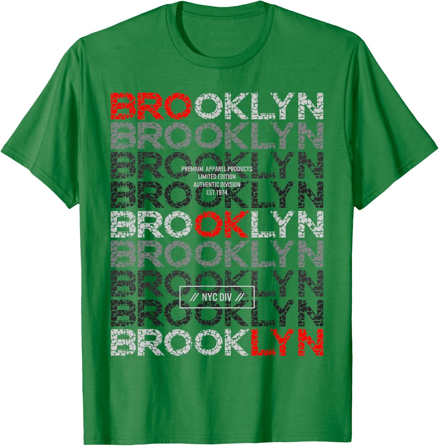 Brooklyn NYC DIV T-Shirt - T-Shirt | Irish Green