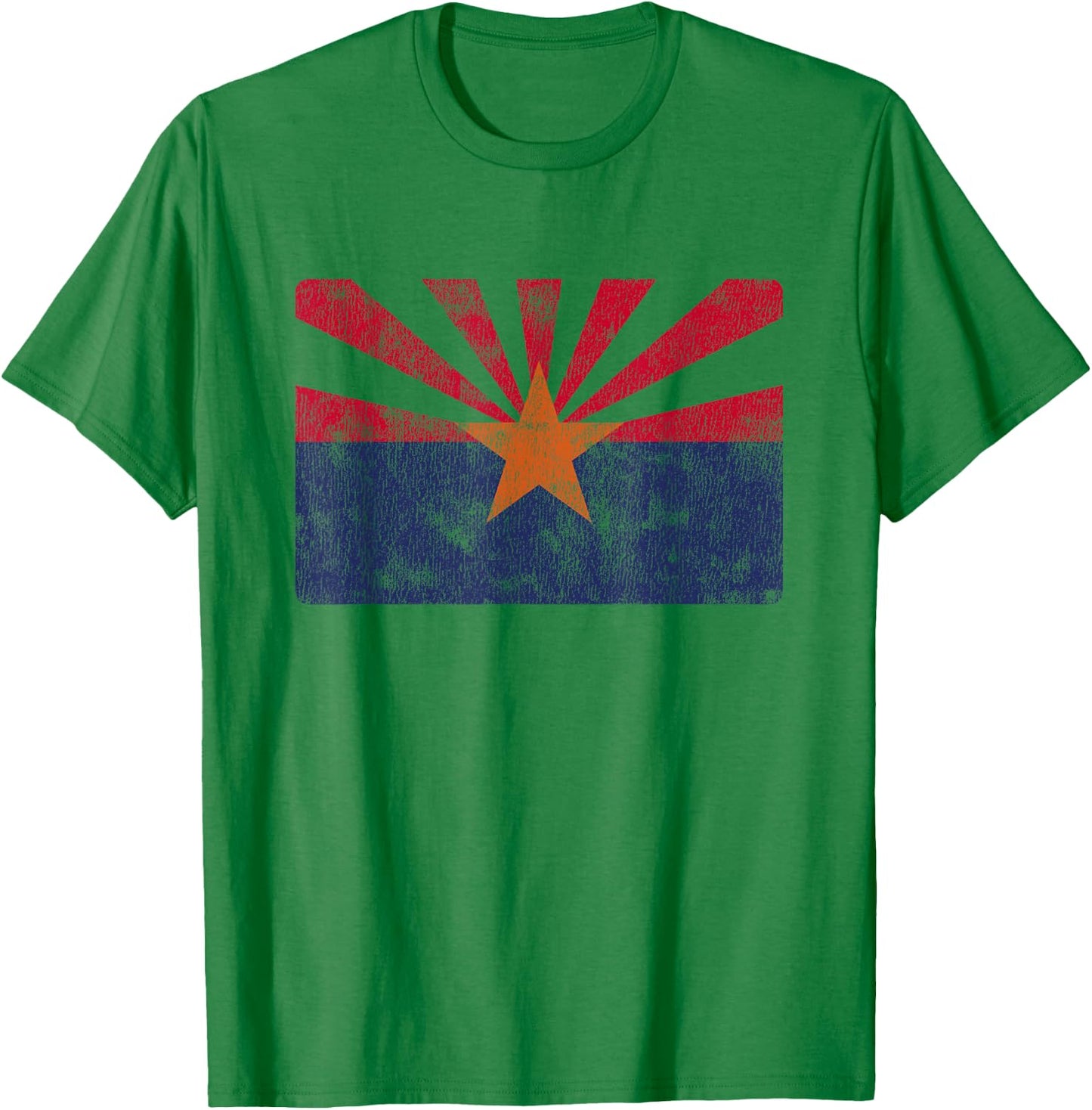 Vintage Arizona Flag AZ Souvenir T-Shirt - T-Shirt | Irish Green