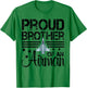 Proud Brother of An Airman Jet Plane Pilot T-Shirt - T-Shirt | Irish Green