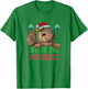 Squirrel Christmas Xmas Holiday Gifts Joy to the Squirrel T-Shirt - T-Shirt | Irish Green