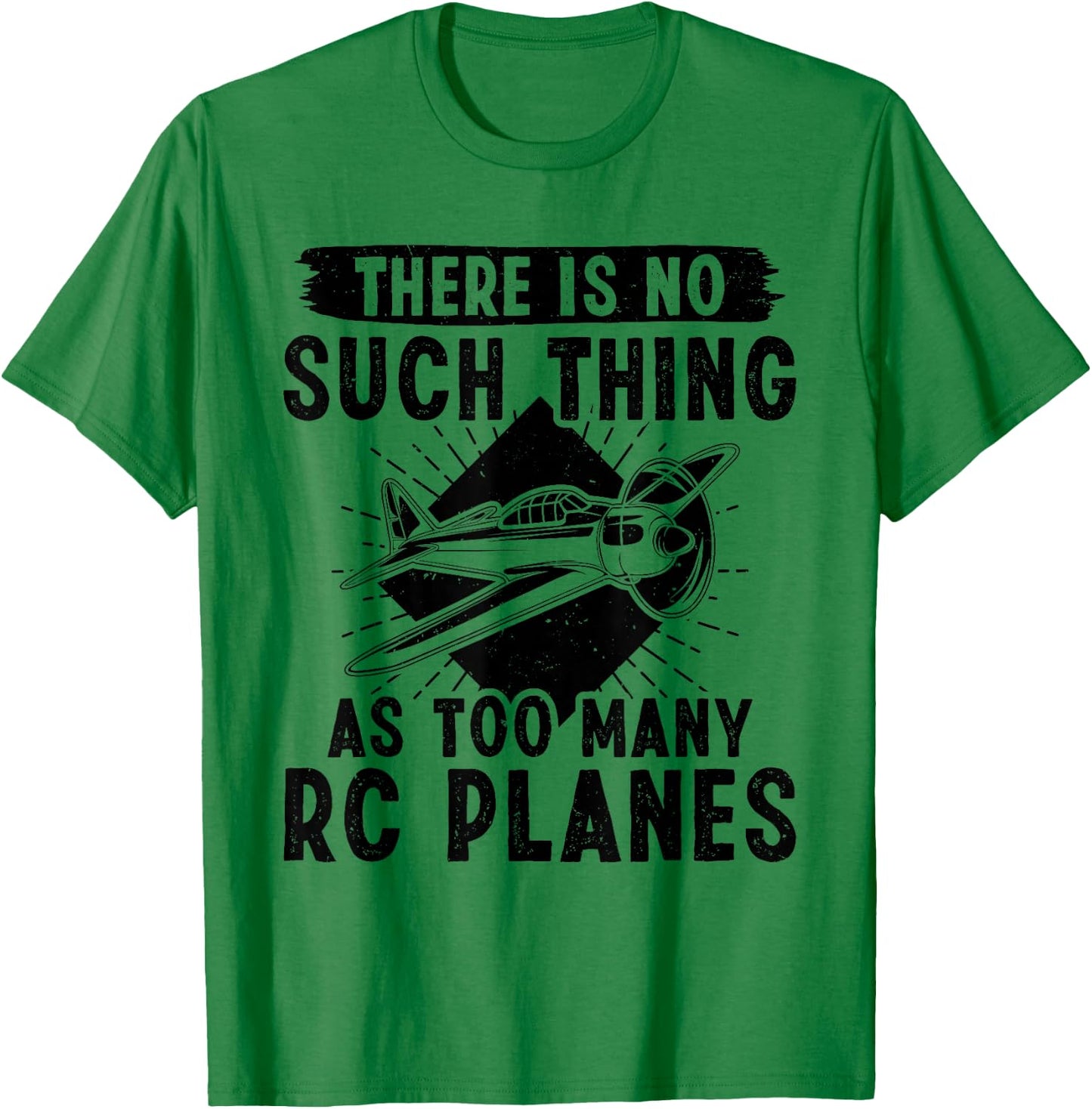 RC Plane Pilot Radio Controlled Jet RC Airplane T-Shirt - T-Shirt | Irish Green