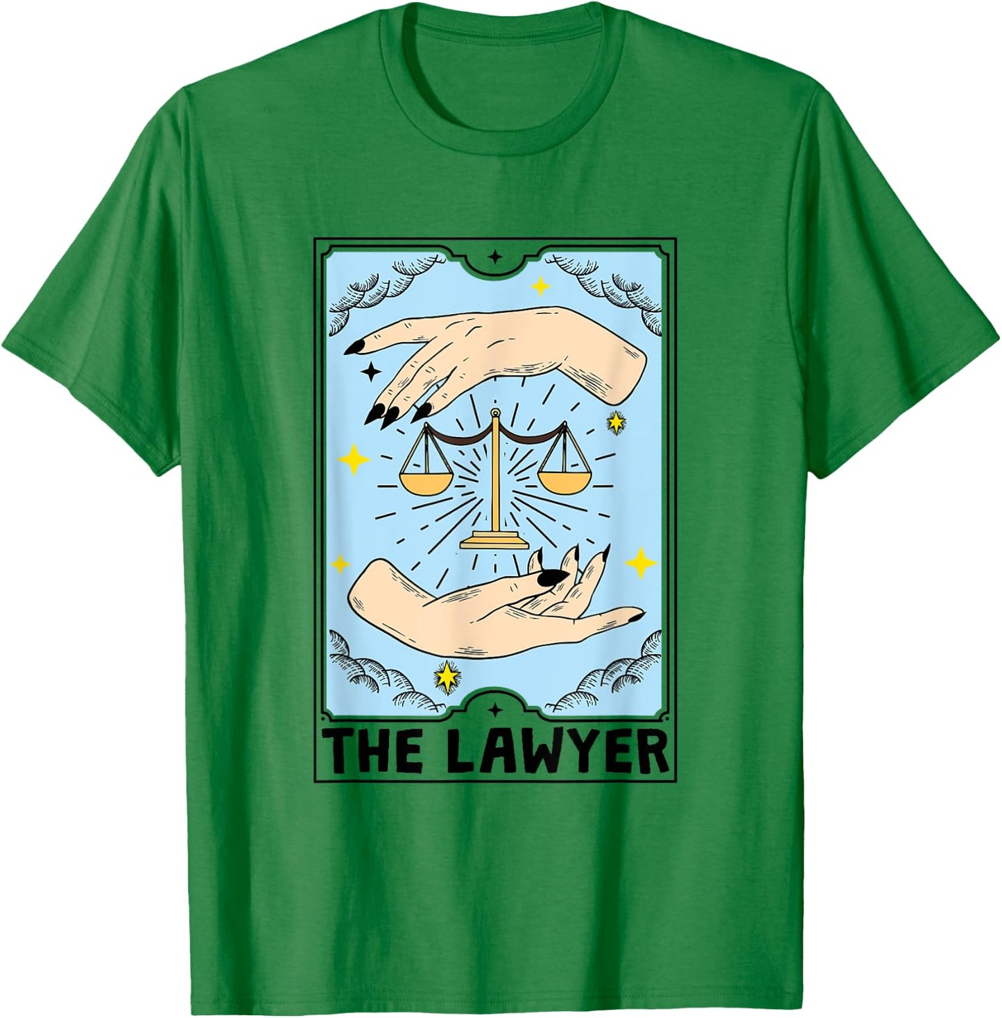 The Lawyer Tarot Card - Attorney T-Shirt - T-Shirt | Irish Green