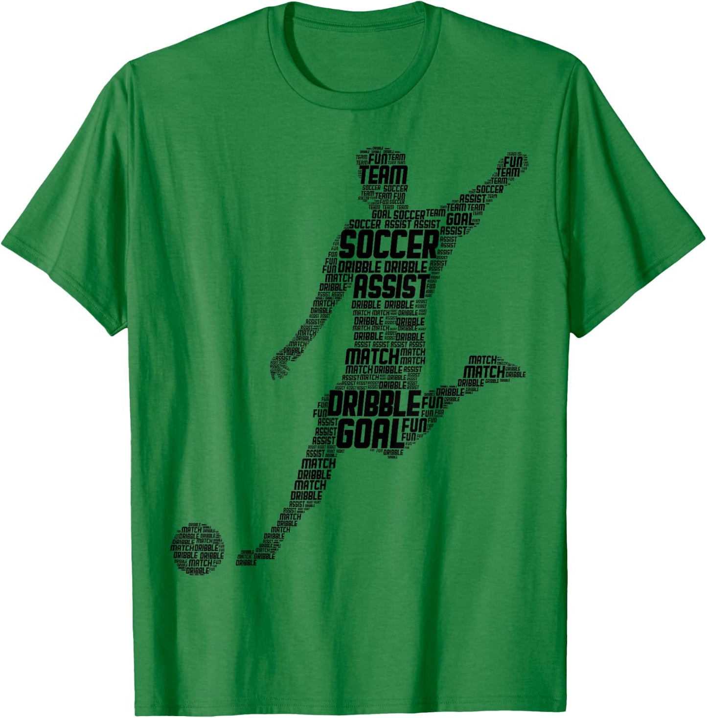 Soccer Player Men Kids Boys T-Shirt - T-Shirt | Irish Green