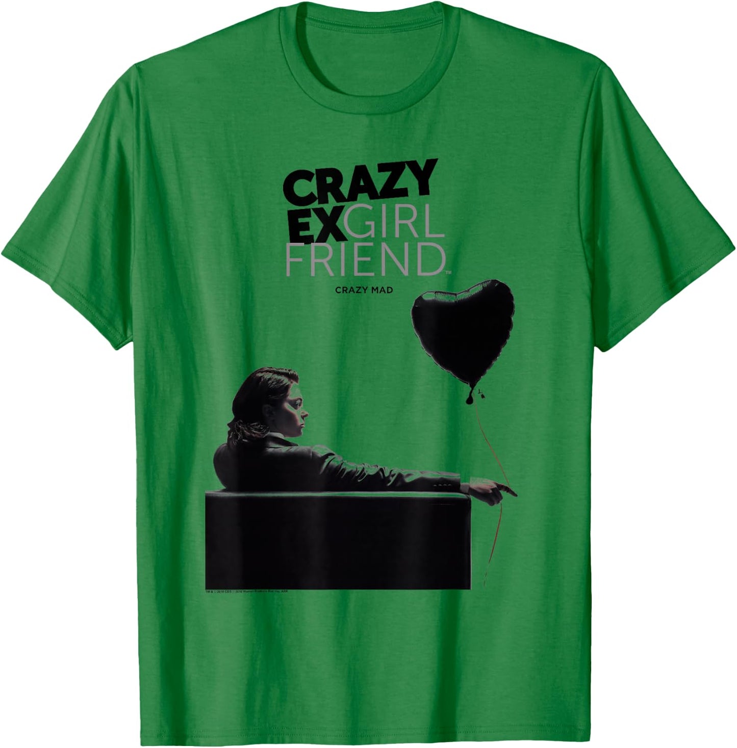 Crazy Ex-Girlfriend Crazy Mad T-Shirt - T-Shirt | Irish Green