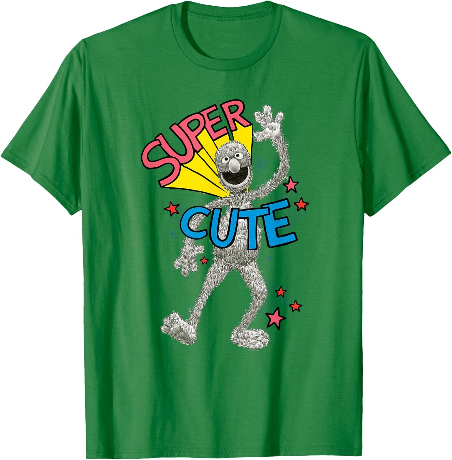 Sesame Street Grover is Super Cute T-Shirt - T-Shirt | Irish Green