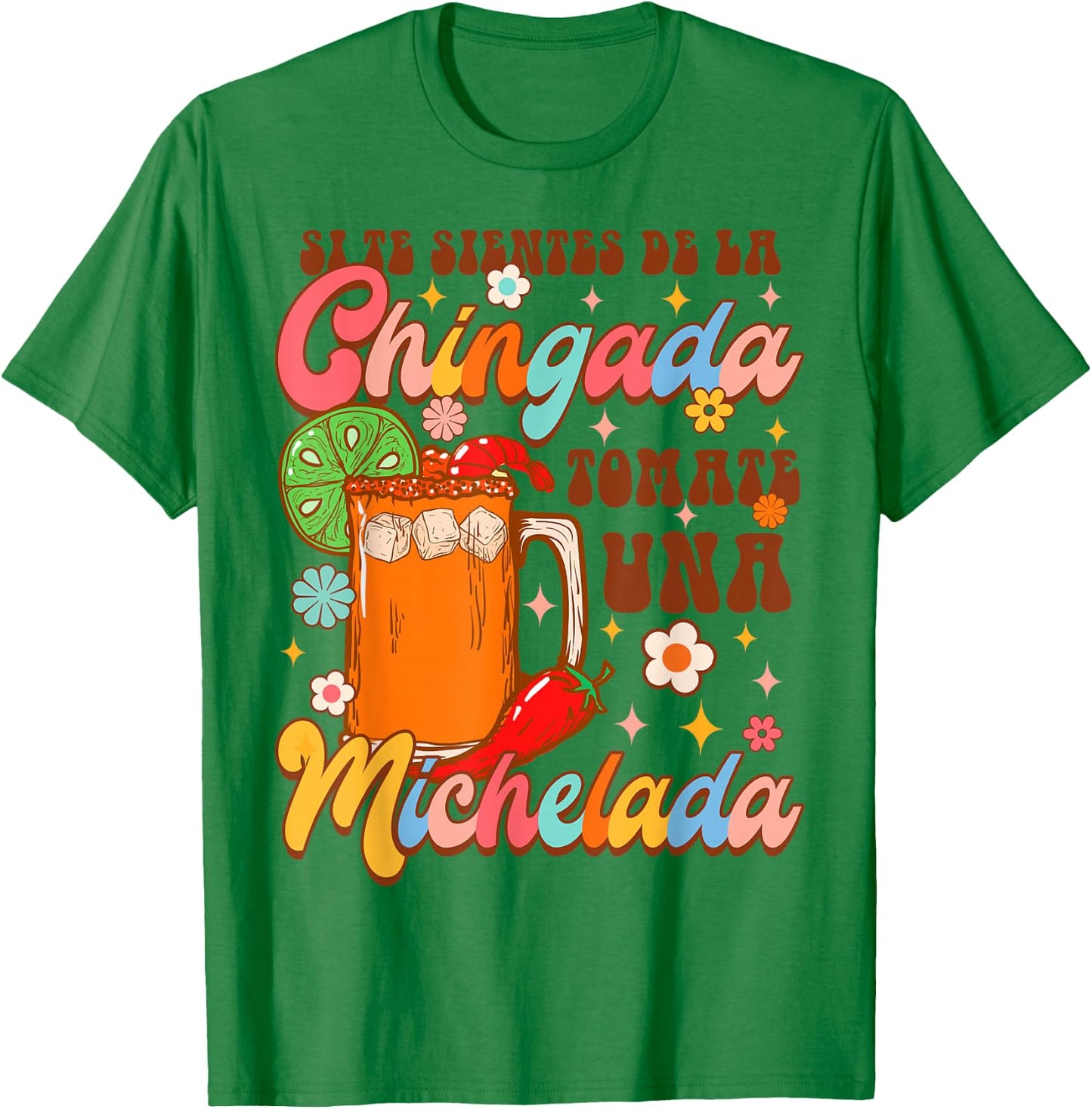 Funny Spanish Michelada Drinking Tomate Una Michelada T-Shirt - T-Shirt | Irish Green