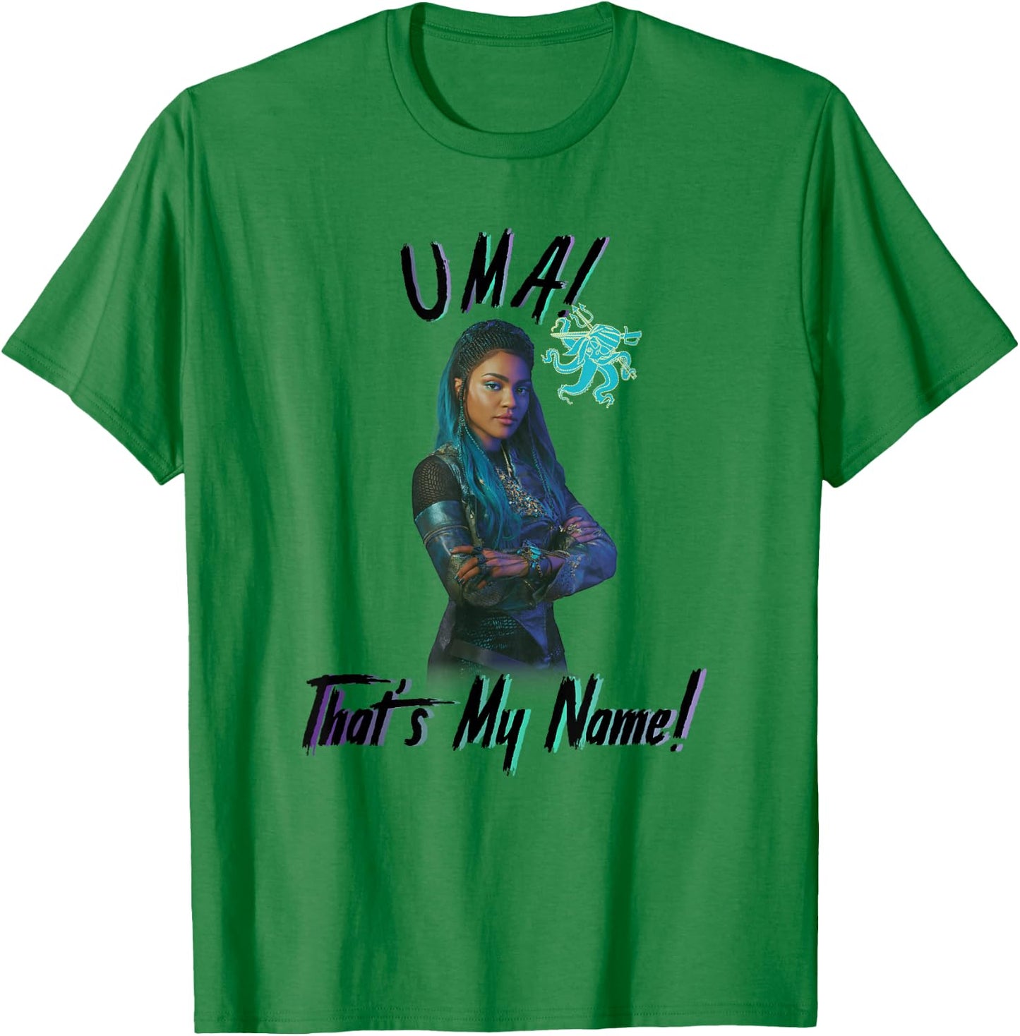 Disney Descendants 2 Uma! That's My Name Portrait T-Shirt - T-Shirt | Irish Green