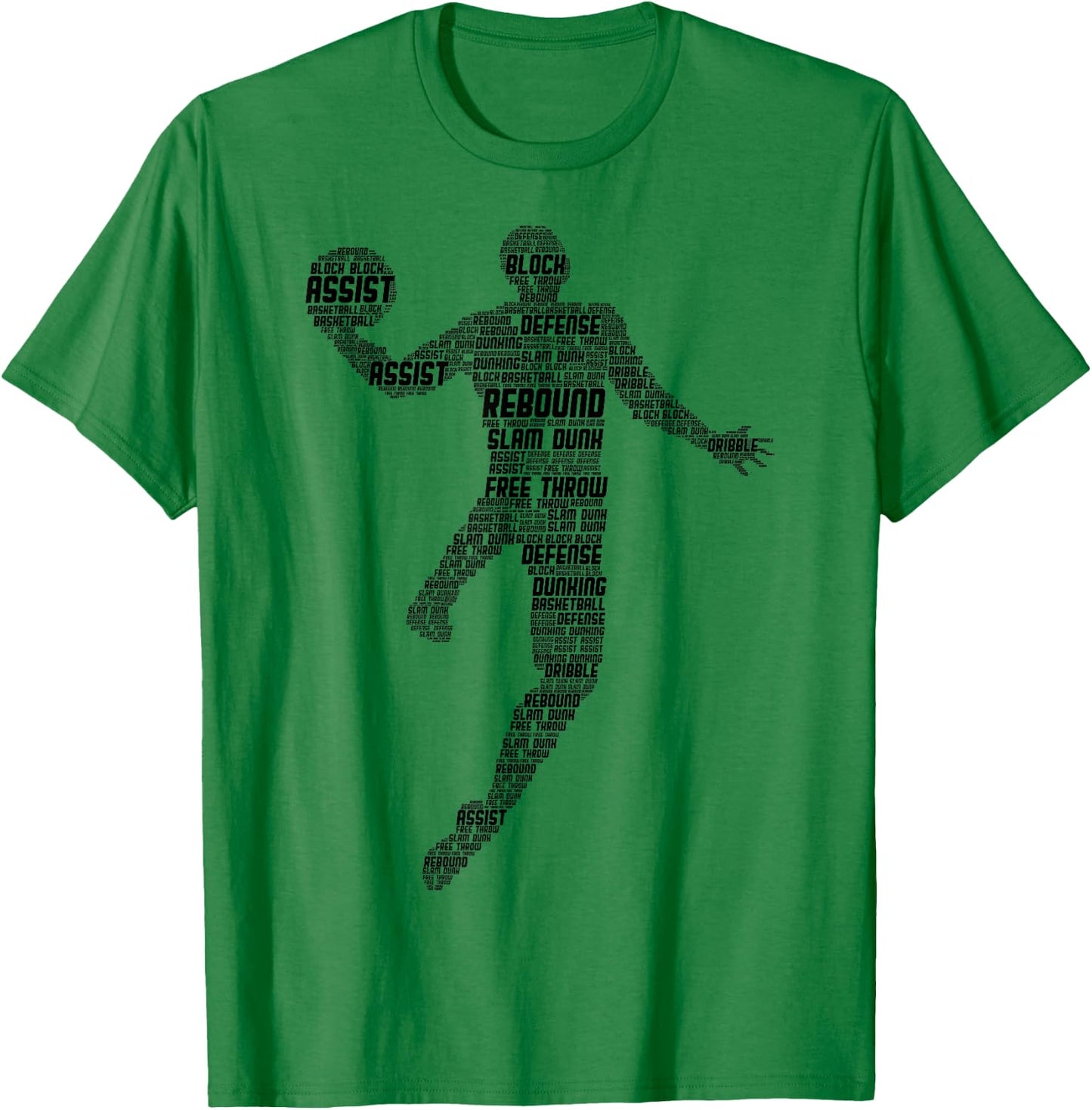 Basketball Basketball Boys Men Children T-Shirt - T-Shirt | Irish Green