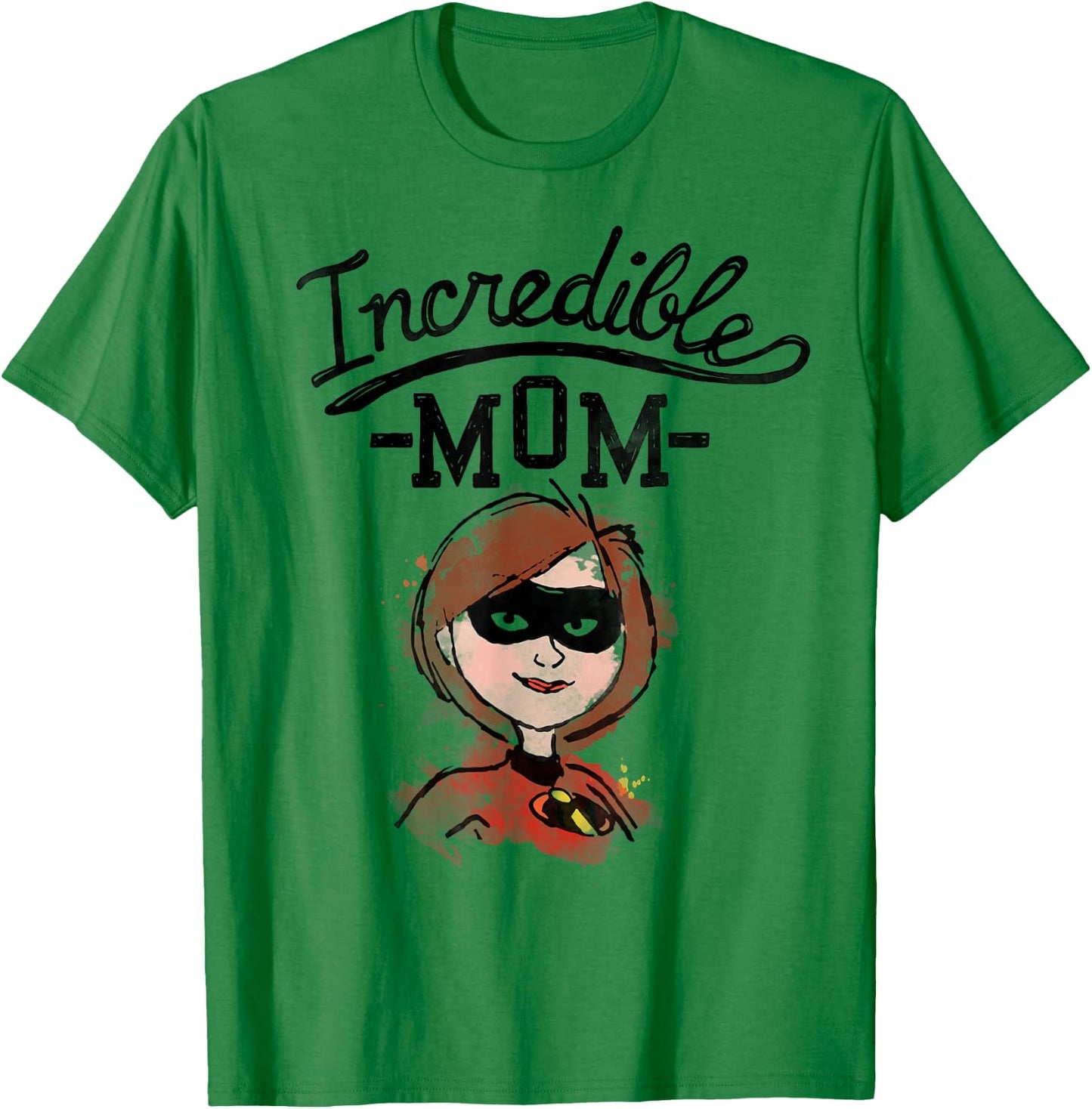 Disney Pixar Incredibles 2 Super Mom Sketch Graphic T-Shirt - T-Shirt | Irish Green