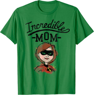 Disney Pixar Incredibles 2 Super Mom Sketch Graphic T-Shirt - T-Shirt | Irish Green