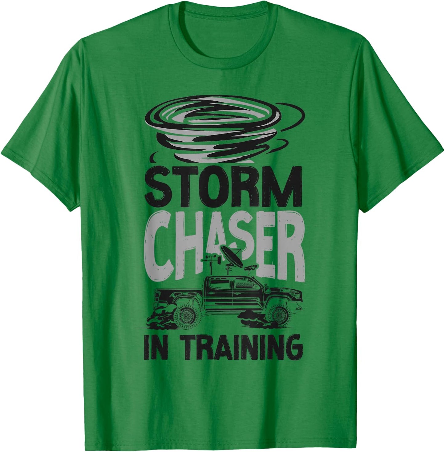 Storm Chaser Hurricane Meteorology Tornado Storm Chaser In T-Shirt - T-Shirt | Irish Green