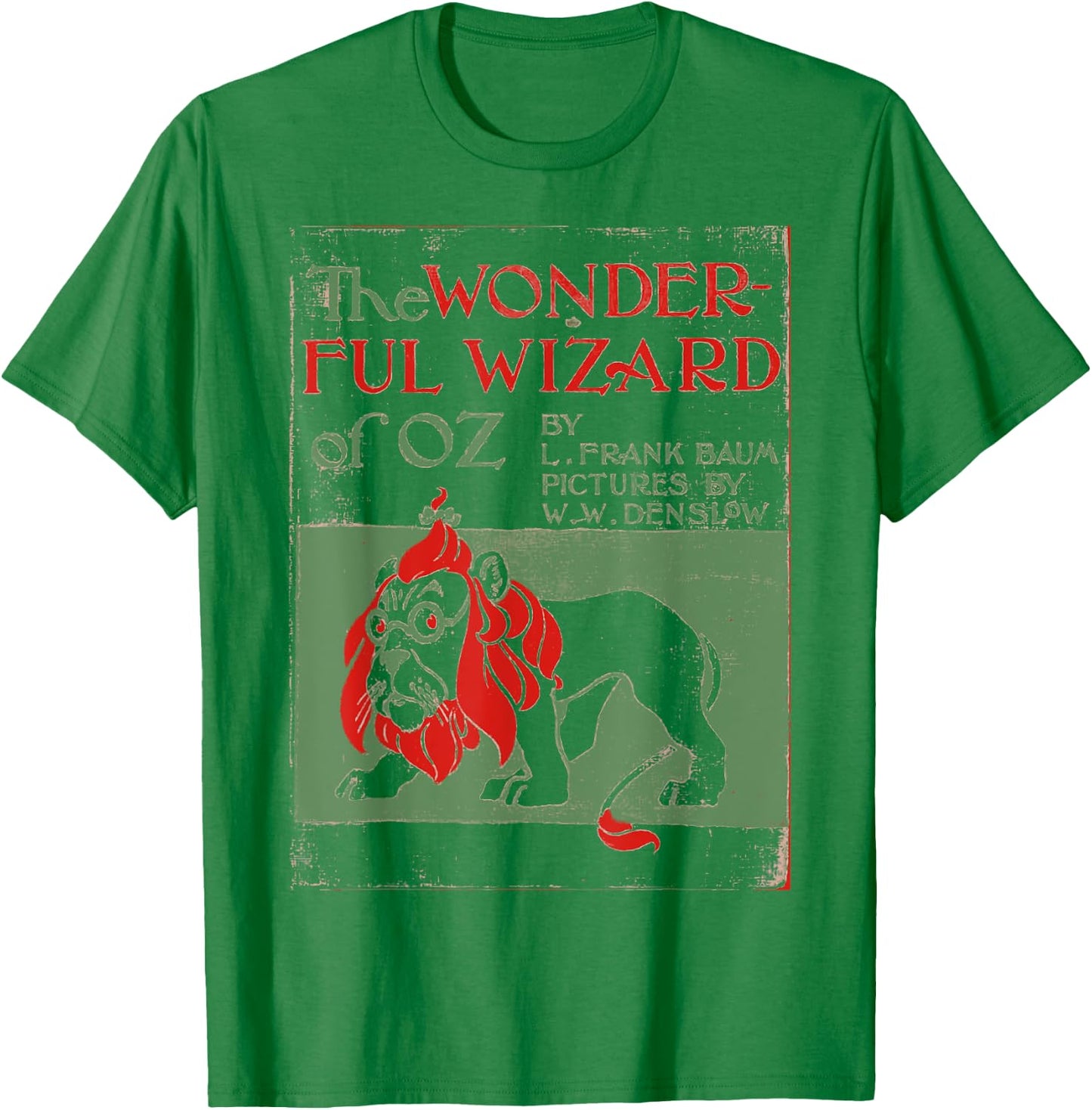 The Wonderful Wizard Of Oz vintage Lion T-Shirt - T-Shirt | Irish Green