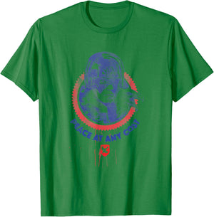 Peacemaker Peace At Any Cost Eagle Stamp T-Shirt - T-Shirt | Irish Green