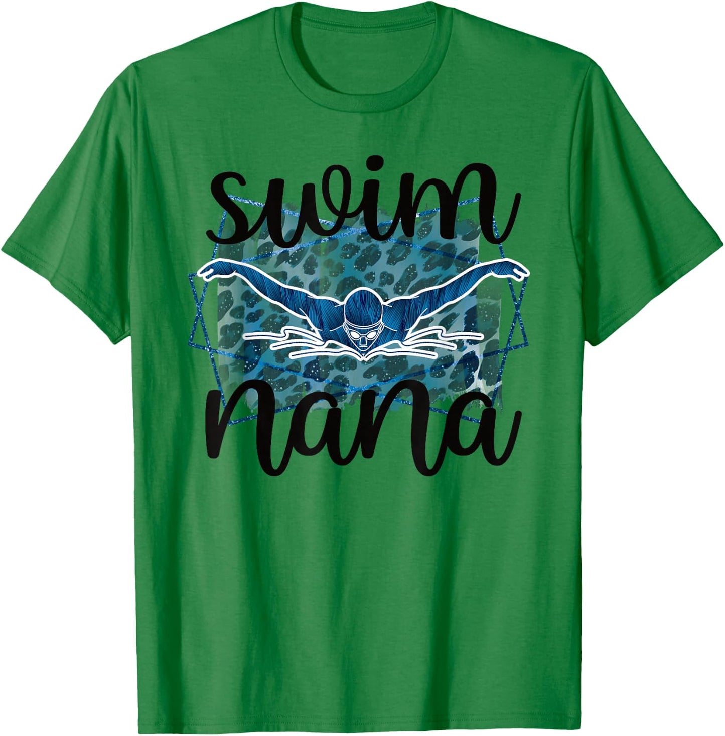 Proud Swim Nana Of A Swimmer Nana Grandma T-Shirt - T-Shirt | Irish Green