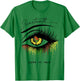 Juneteenth Eyelash African Eyes Beautiful T-Shirt - T-Shirt | Irish Green
