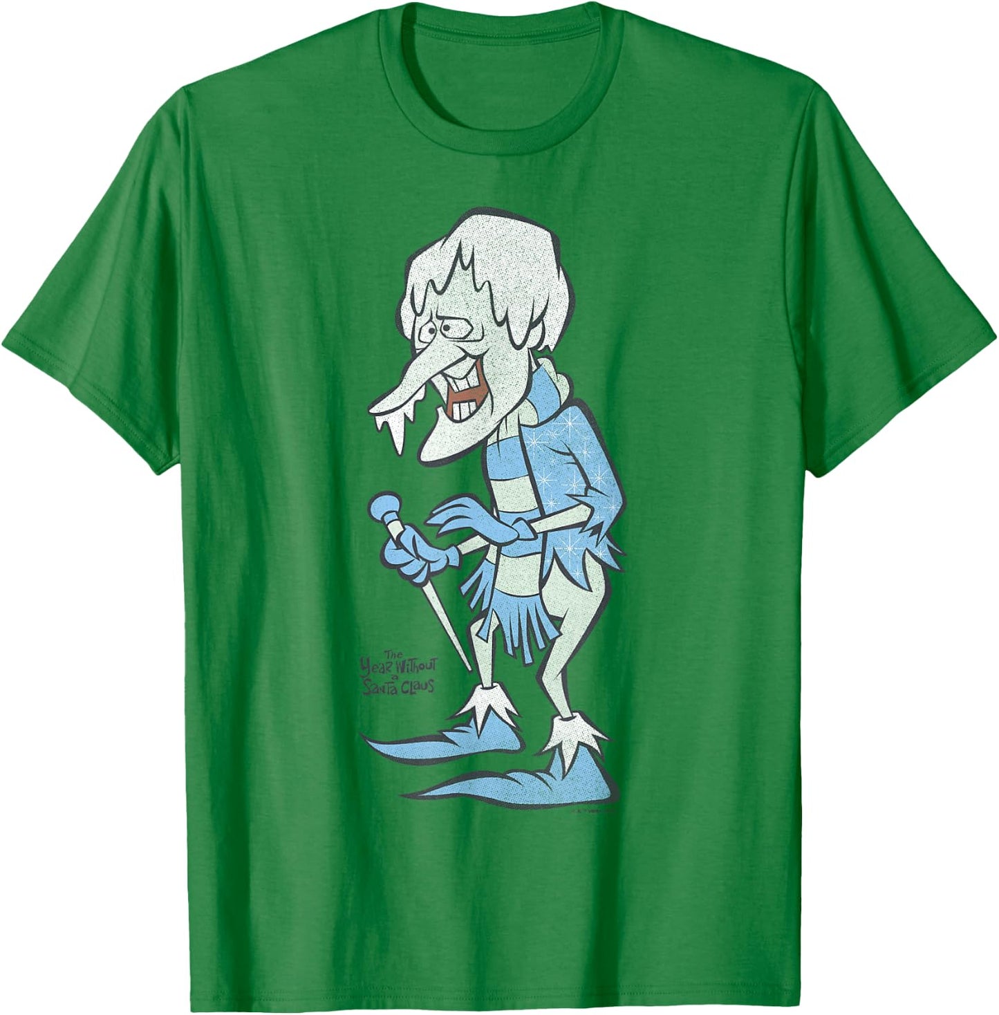 The Year Without A Santa Claus Snow Miser Portrait T-Shirt - T-Shirt | Irish Green