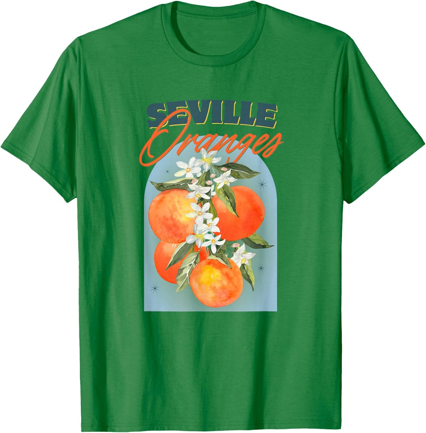 Seville oranges Italian summer farmers market T-Shirt - T-Shirt | Irish Green