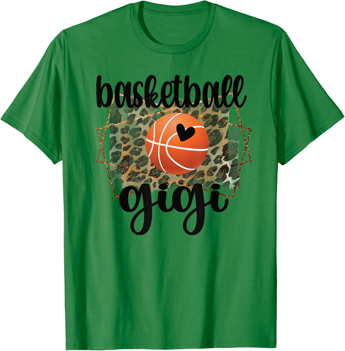 Basketball Gigi Grandma Gigi Of A Basketball Player T-Shirt - T-Shirt | Irish Green