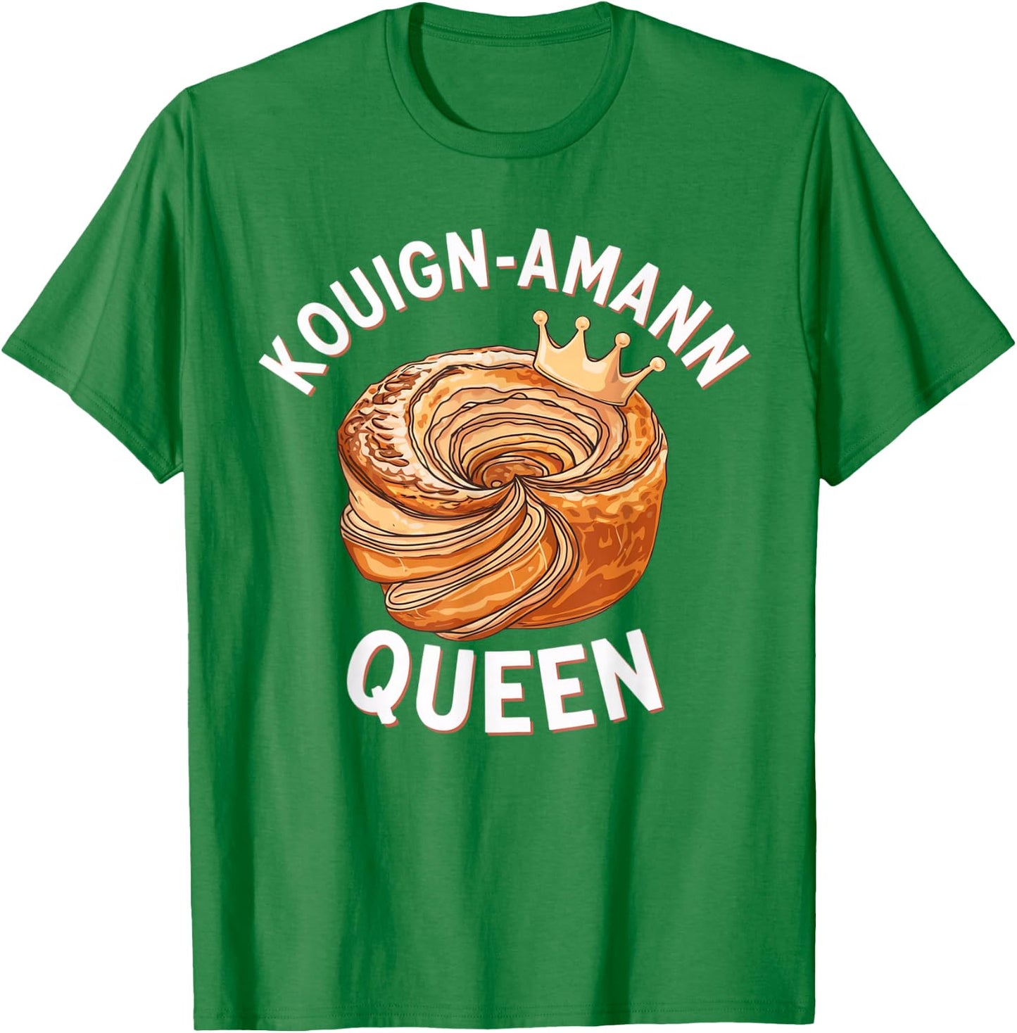 Kouign-Amann Lover | French Pastry Design | Bakery Art T-Shirt - T-Shirt | Irish Green
