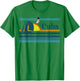 Cuba - Travel Beach Retro 70s 80s Sailing Boat Sunset Surf Men Women Kids T-Shirt - T-Shirt | Irish Green
