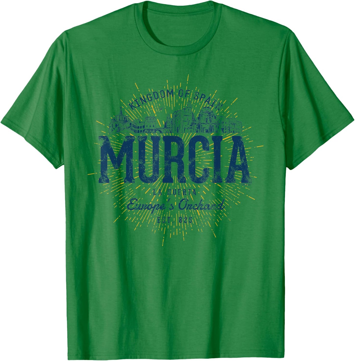 Spain Retro Style Vintage Murcia T-Shirt - T-Shirt | Irish Green