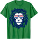 Vintage Dutch Lion Sunglasses Netherlands T-Shirt - T-Shirt | Irish Green
