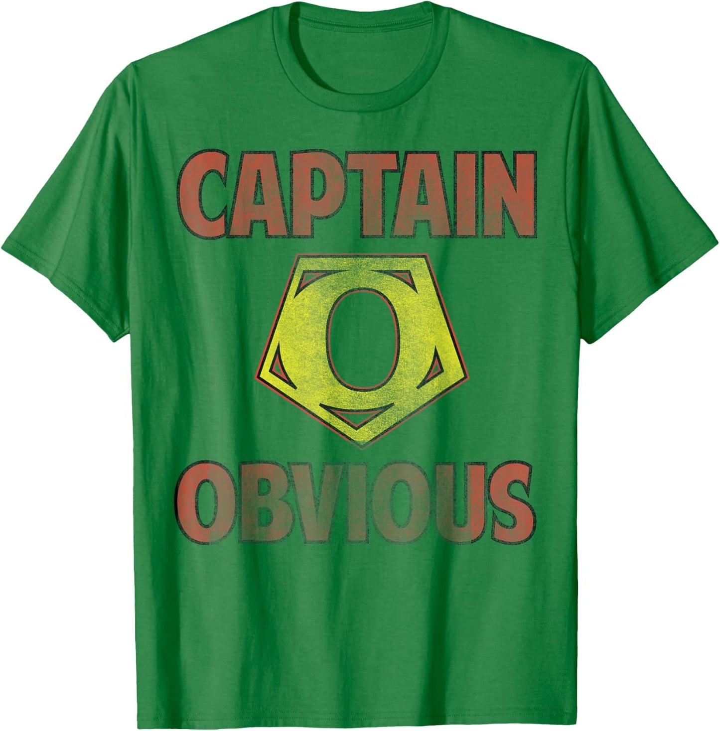 Captain Obvious Funny T-Shirt - T-Shirt | Irish Green