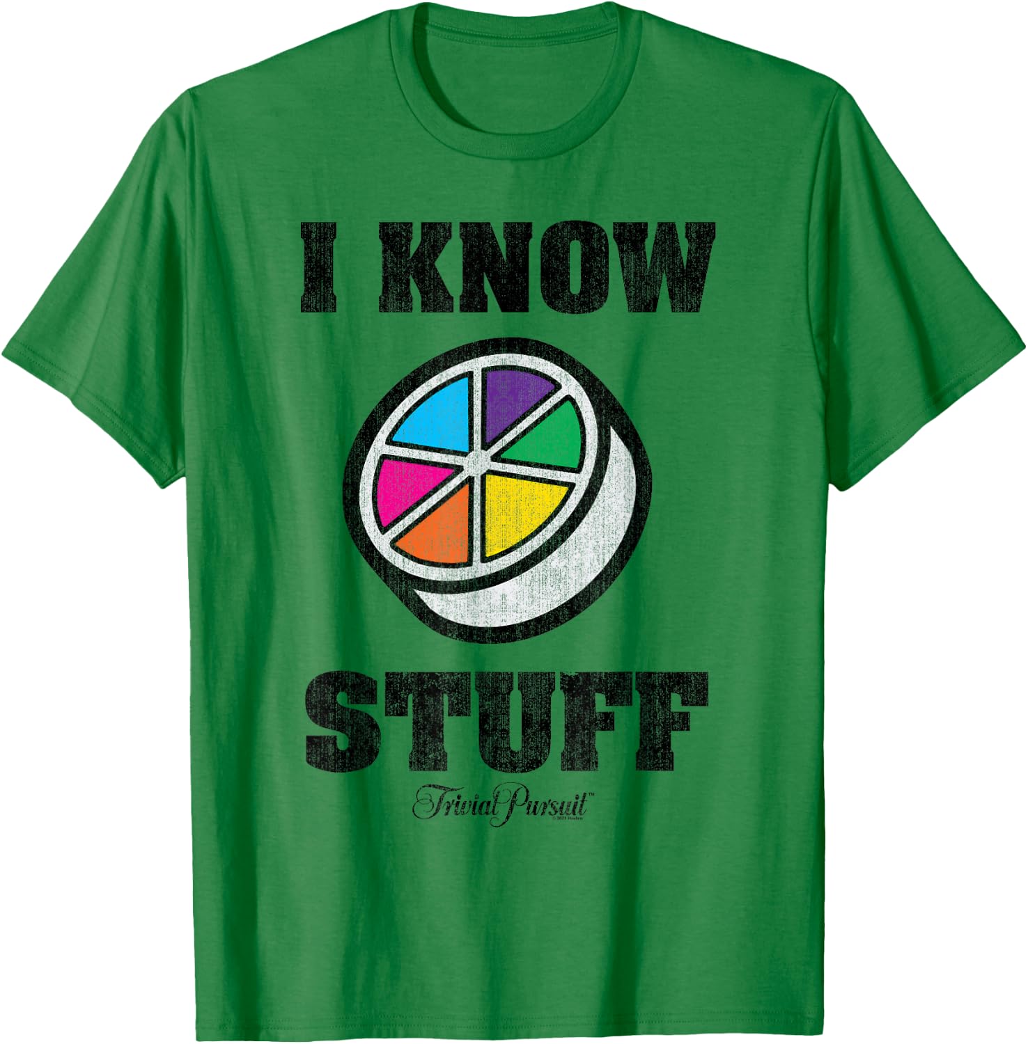 Trivial Pursuit I Know All of the Stuff T-Shirt - T-Shirt | Irish Green