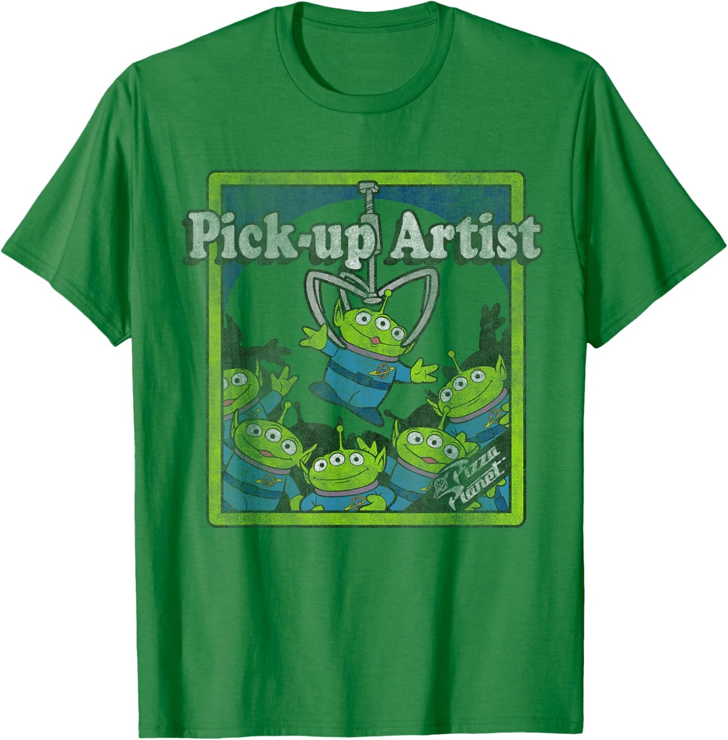 Disney Pixar Toy Story The Claw Aliens Pick-up Artist T-Shirt - T-Shirt | Irish Green