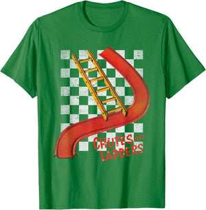 Chutes and Ladders Just a Chute and a Ladder T-Shirt - T-Shirt | Irish Green