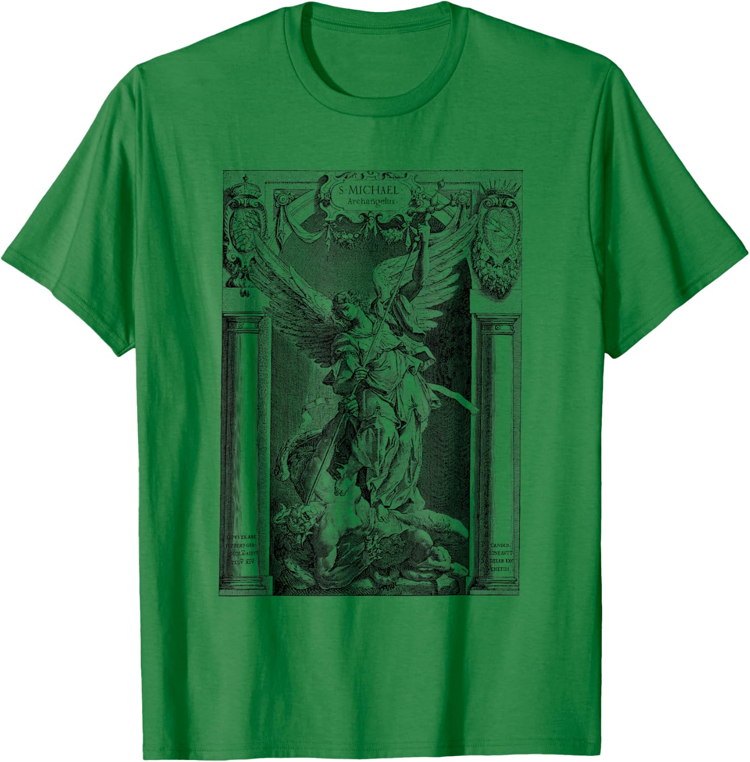 Archangel Michael. T-Shirt - T-Shirt | Irish Green