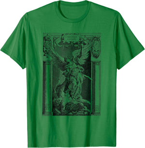 Archangel Michael. T-Shirt - T-Shirt | Irish Green