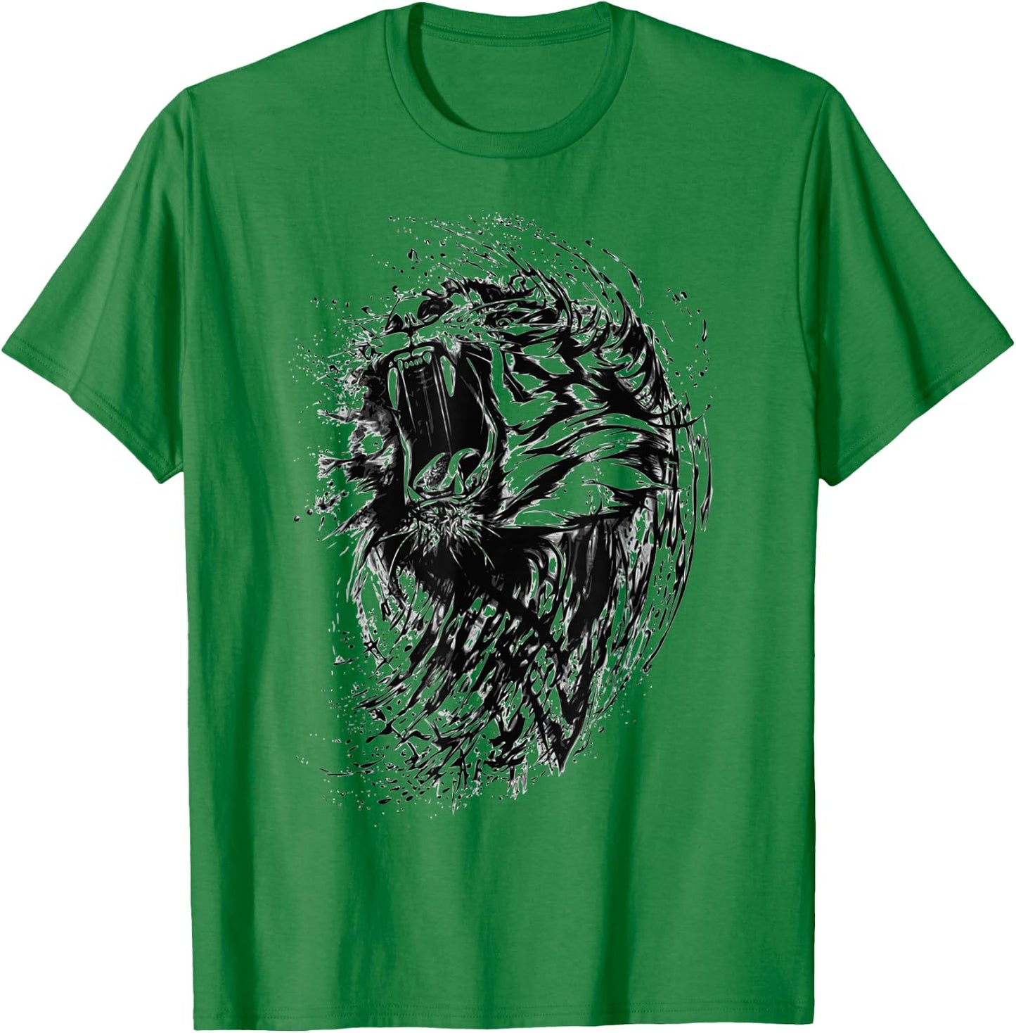 Fierce lion T-Shirt - T-Shirt | Irish Green