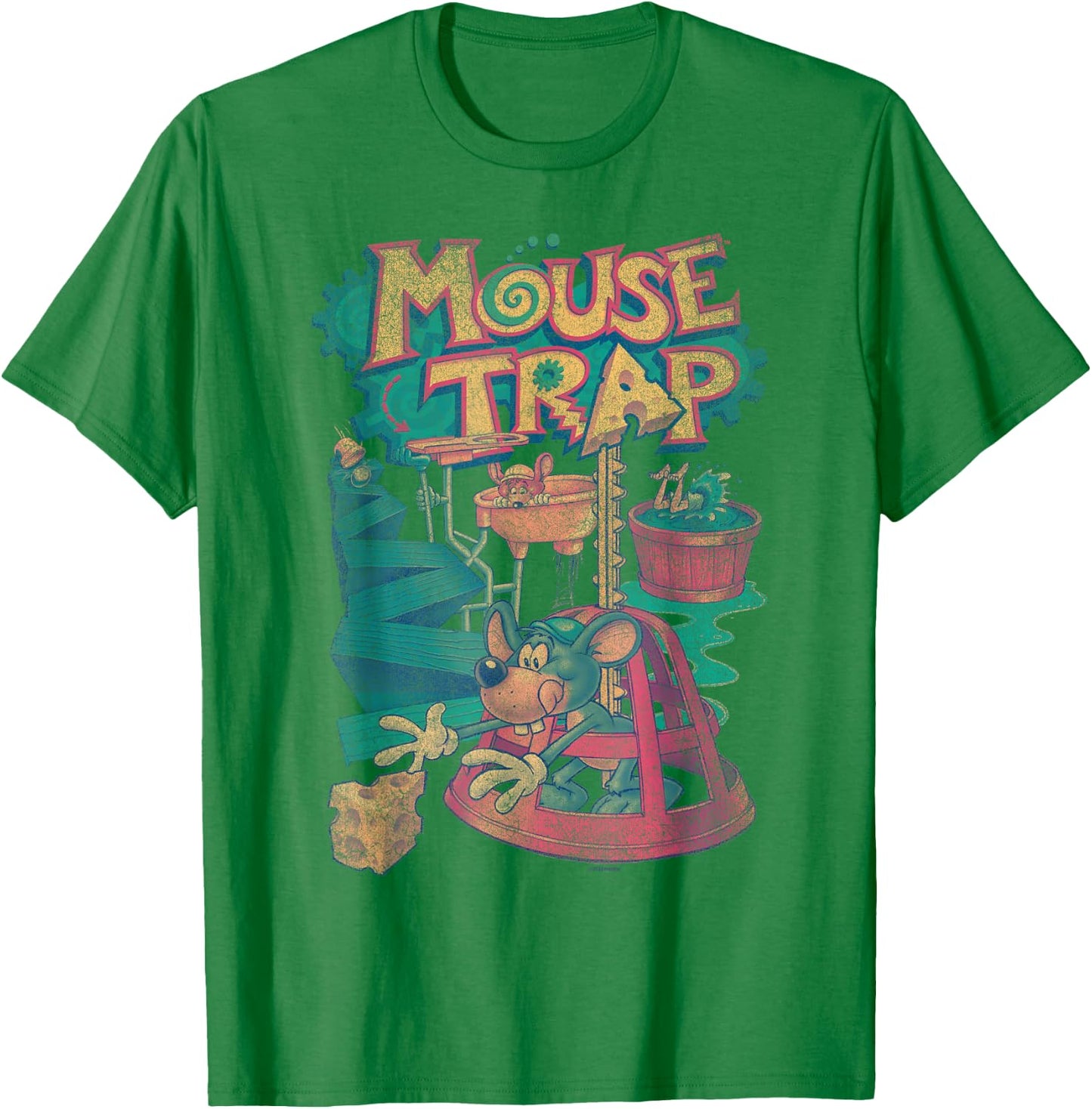Mouse Trap Contraption T-Shirt - T-Shirt | Irish Green